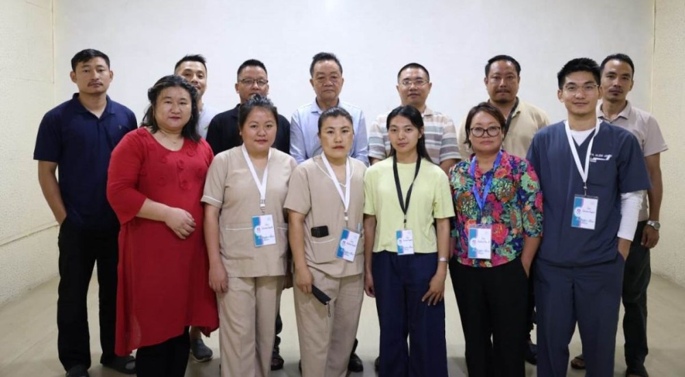 The medical team and others during the free medical camp exclusively for senior citizens was organised by Süngkomen Baptist Church, Mokokchung on October 1.